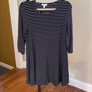 Striped swing dress